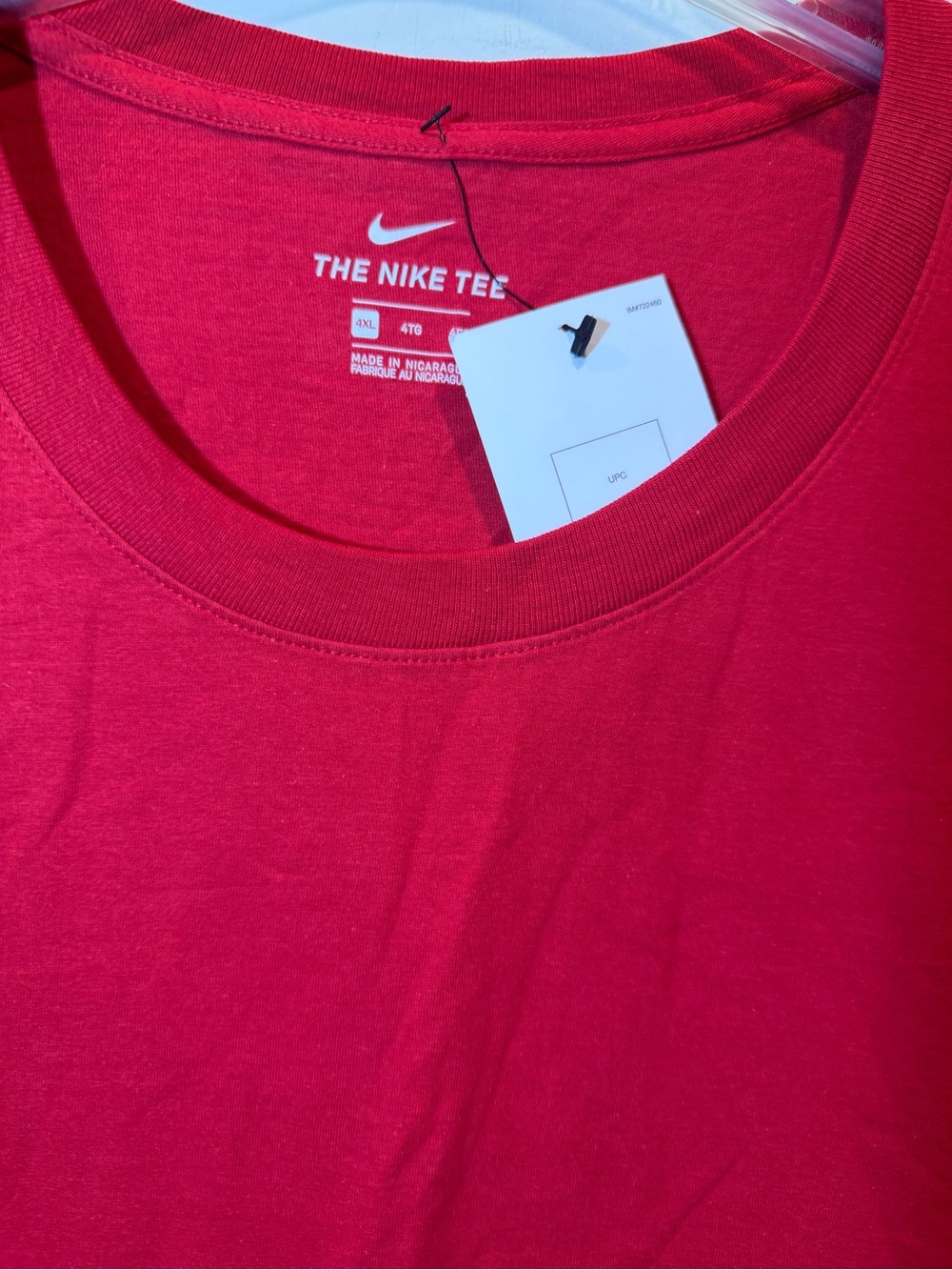 Nike Men's Red Crew Neck The Nike Tee